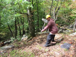 (31) 9/11, 12, 13/2015<br> Appalachian trail relocation <br>on Bear Mountain - continues