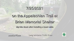 7-25-21 Brien Shelter Gator ride