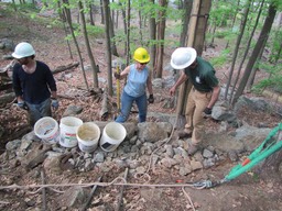 (25) 5/9, 10, 11/2015<br> Appalachian Trail <br>Relocation on Bear Mt. continues