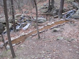 (18) 11/22/14<br>on the Appalachian Trail <br>at Fitzgerald Falls <br>building new treadway